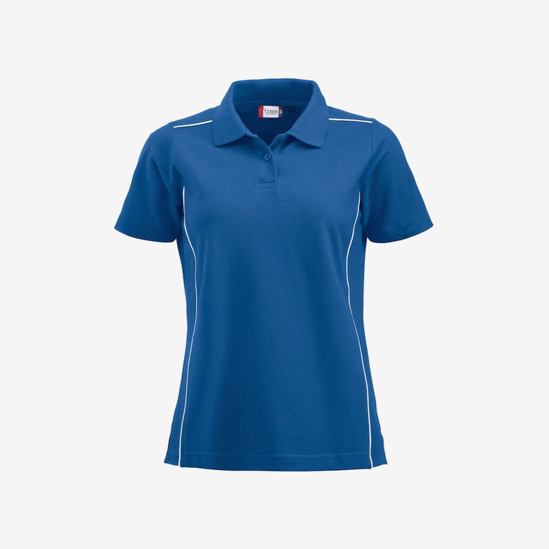 Blue polo shirt