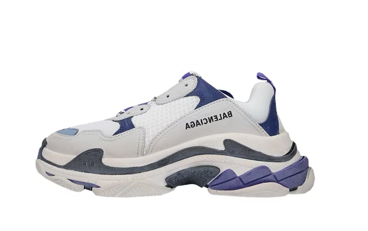 Triple S White Purple