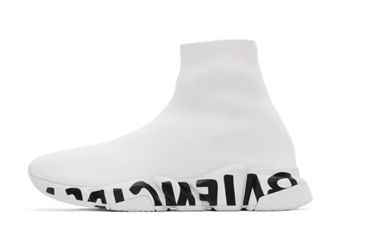 Speed Graffiti Trainers White Black